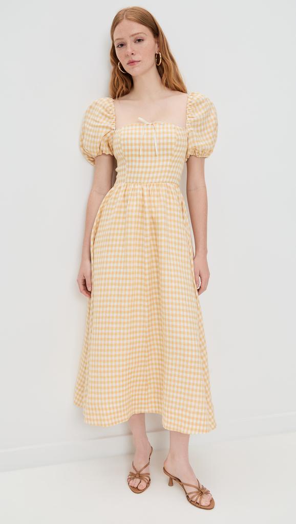 Reformation Marella Linen Dress