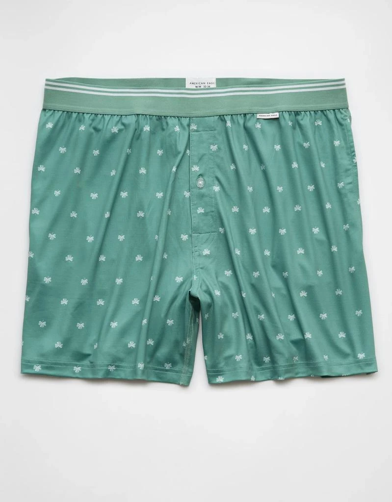 AE AEO Men's St. Patrick's Day Clovers Ultra Soft Pocket Boxer Short 3