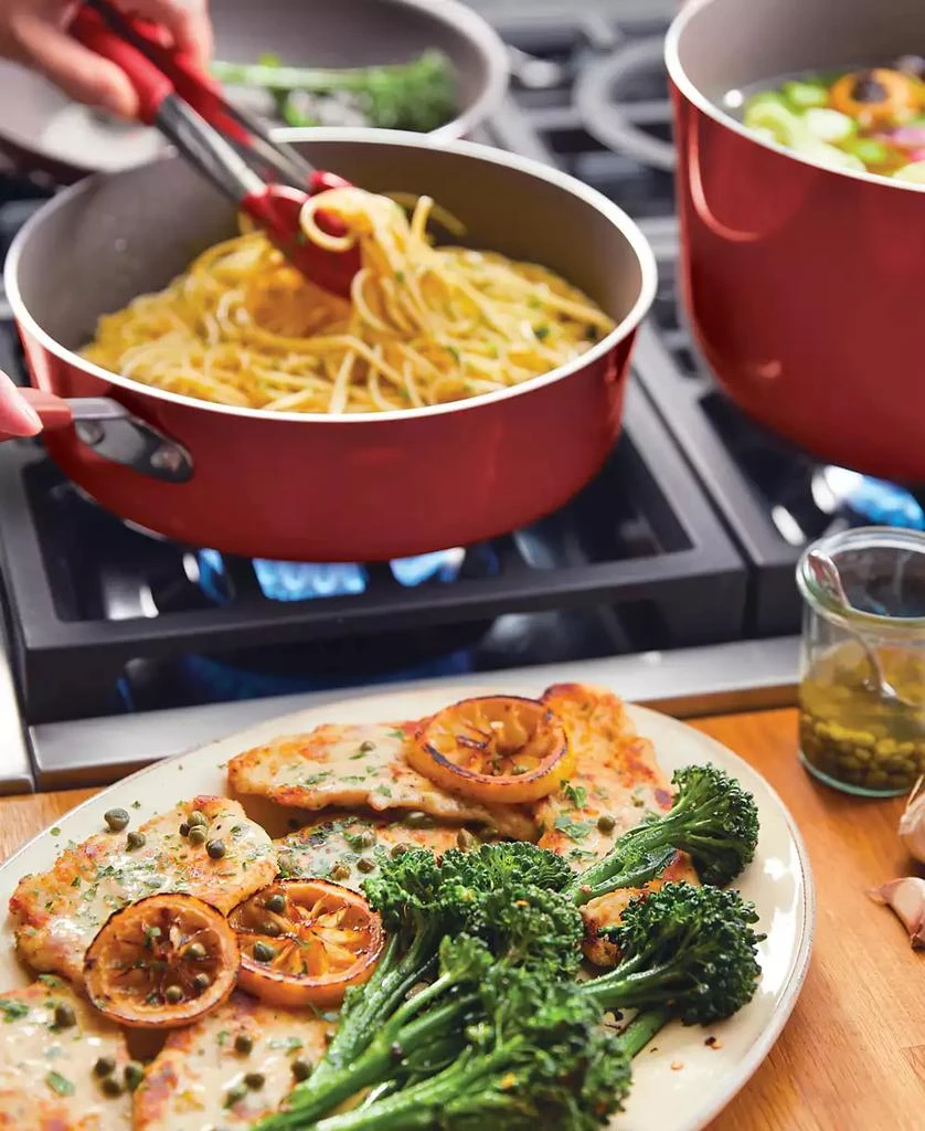 Rachael Ray Cucina Porcelain Enamel 14 Piece Nonstick Cookware and Measuring Cup Set 5
