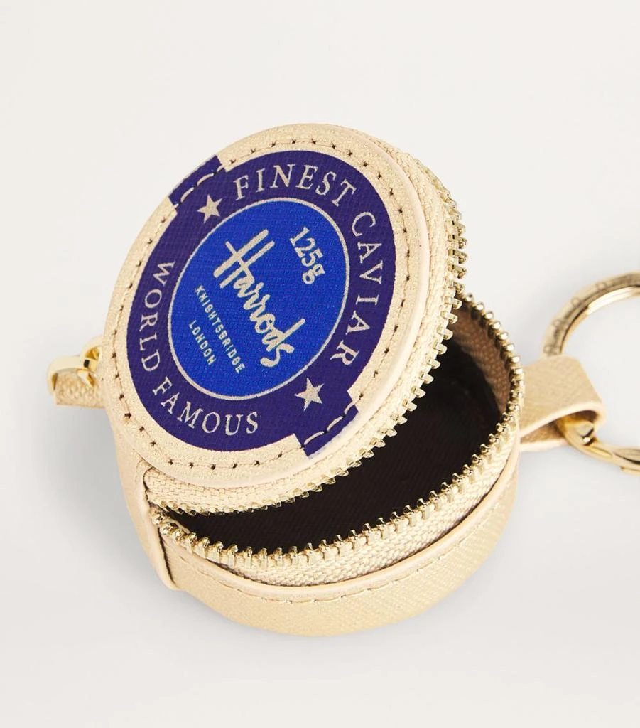 Harrods Leather Caviar Keyring 2