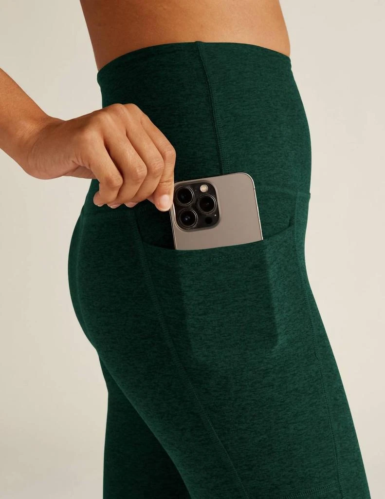 Beyond yoga Spacedye Out Of Pocket Legging In Dark Spruce Green Heather 4