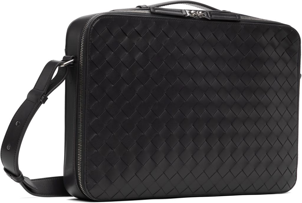 Bottega Veneta Gray Getaway Slim Briefcase