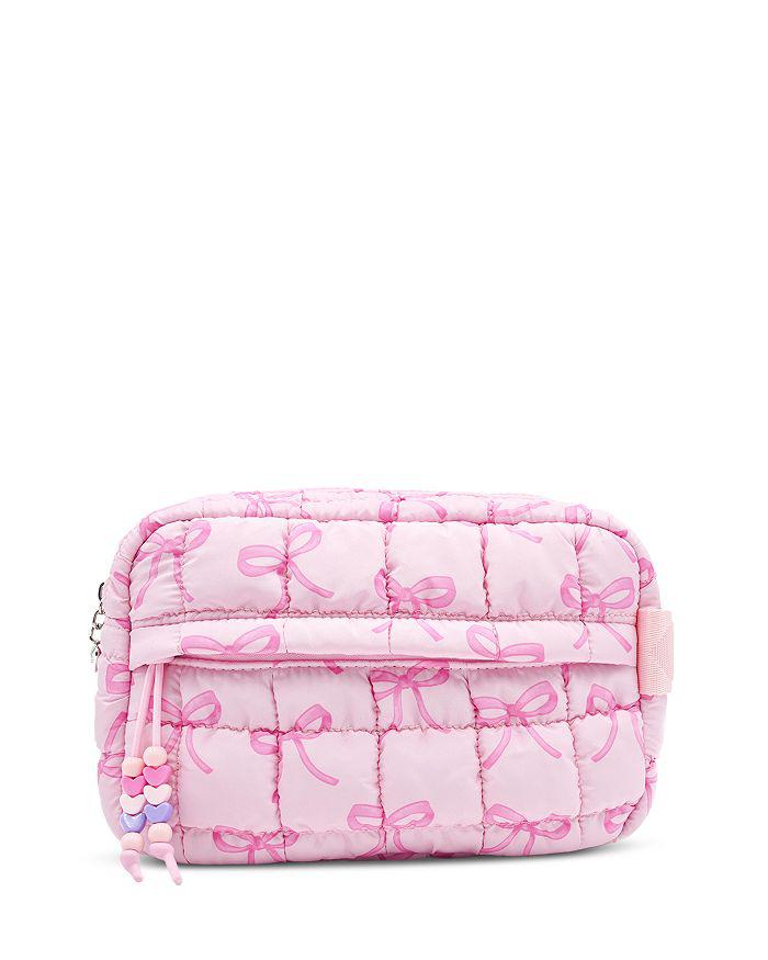 OMG! Accessories Bow Print Scrunch Pouch
