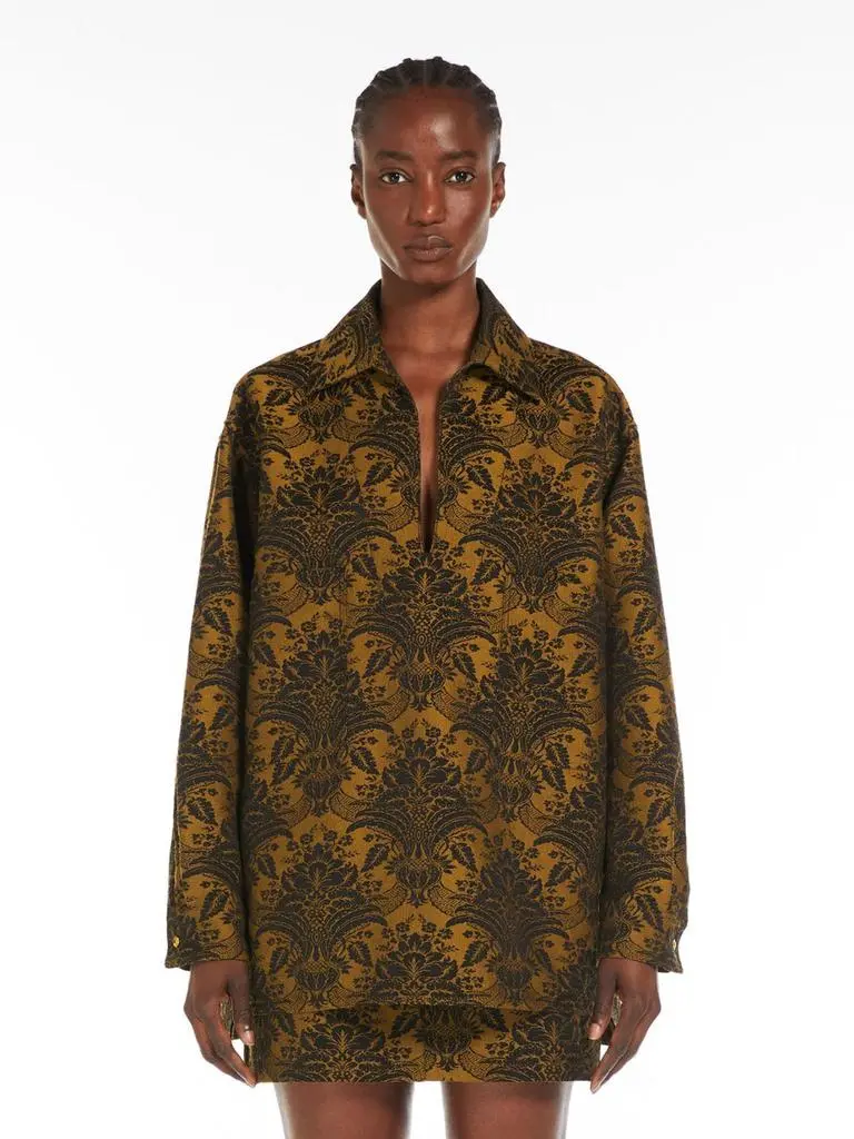 Max Mara Wool jacquard shirt 2
