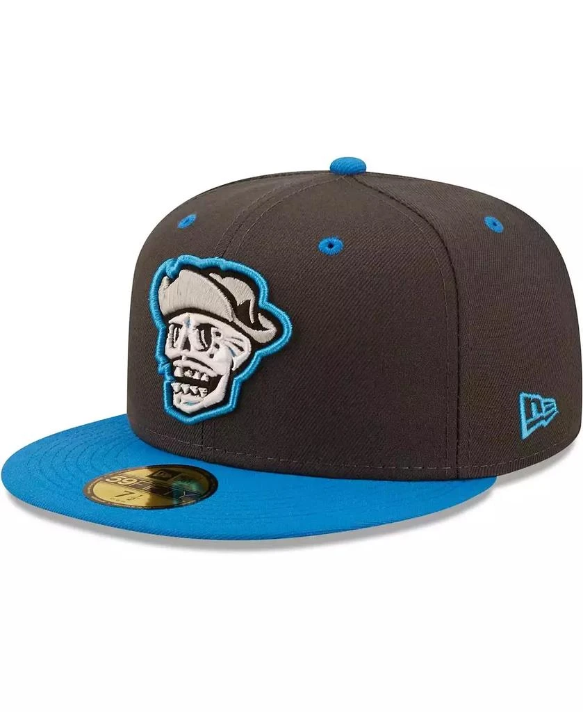 New Era Men's Graphite Reyes de Plata de Las Vegas Copa De La Diversion 59FIFTY Fitted Hat 1