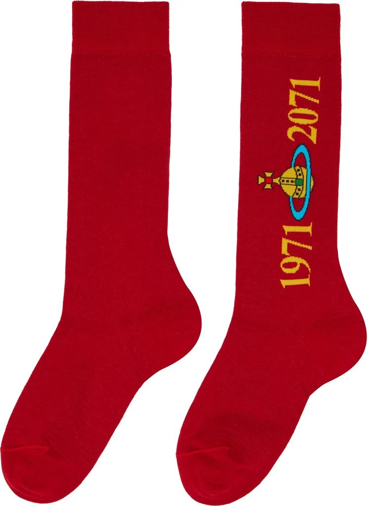 Vivienne Westwood Red Soccer Socks 2