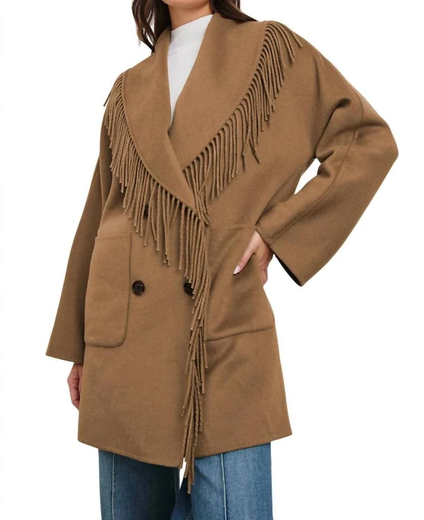 Rails Hugo Coat In Camel 1