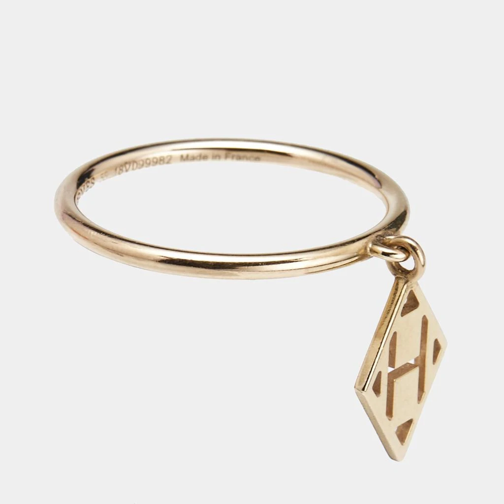 Hermes Hermès Gambade 18k Rose Gold Ring Size 55 3