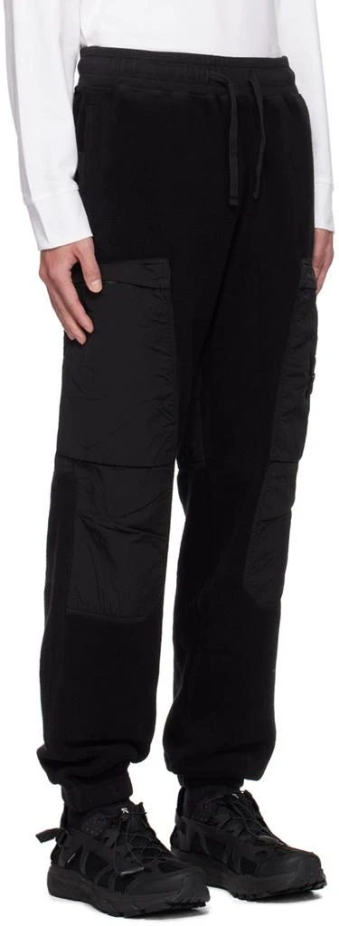 Stone Island Black Paneled Sweatpants 2