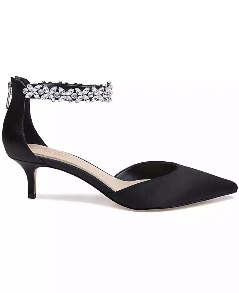 Badgley Mischka Women's Robles Kitten Heel Evening Pumps 2