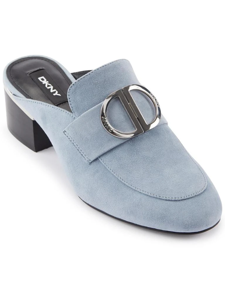 DKNY Womens Suede Embellished Mules 4