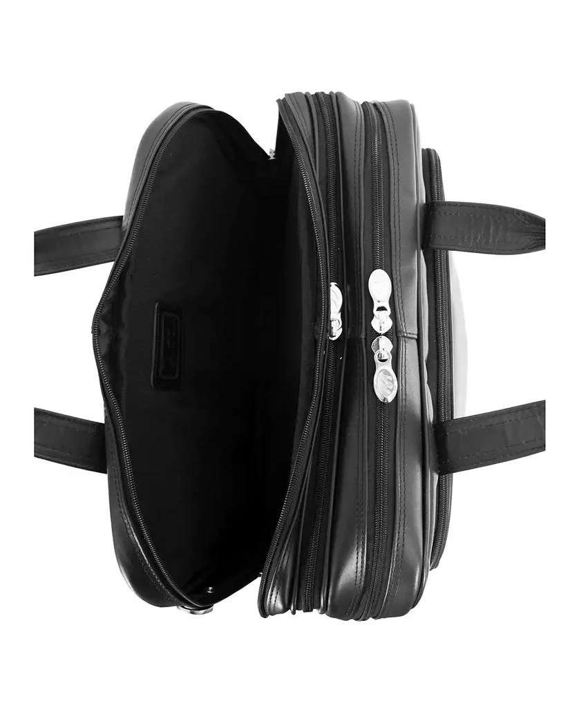 McKlein Pearson Expandable Double Compartment Laptop Briefcase 5