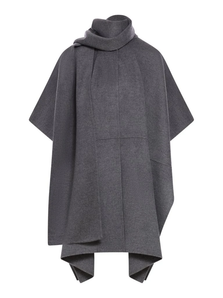 Totême Totême Scarf-Detailed Short-Sleeved Cape 1