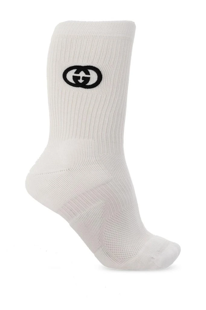 Gucci Gucci Interlocking G Stretched Ankle Socks 1