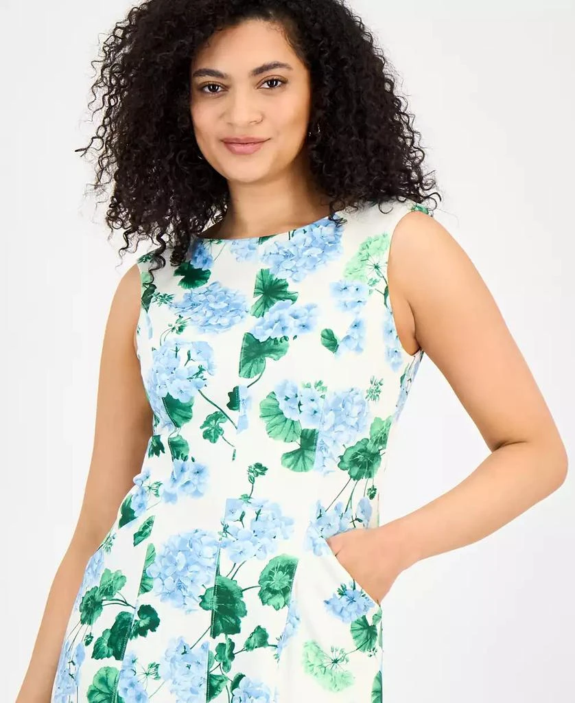 Donna Ricco Donna Rico Women's Floral Sleeveless A-Line Dress 4
