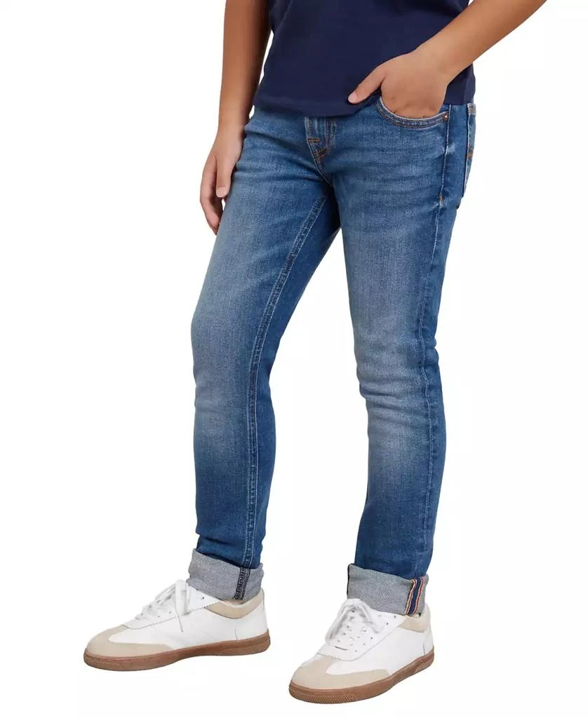 GUESS Big Boys Skinny Fit Stretch Denim 5 Pocket Jeans 1