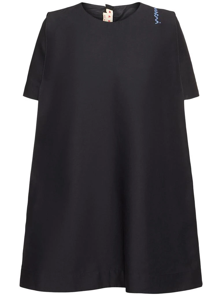 Marni Cotton Cady A-line Mini Dress 1