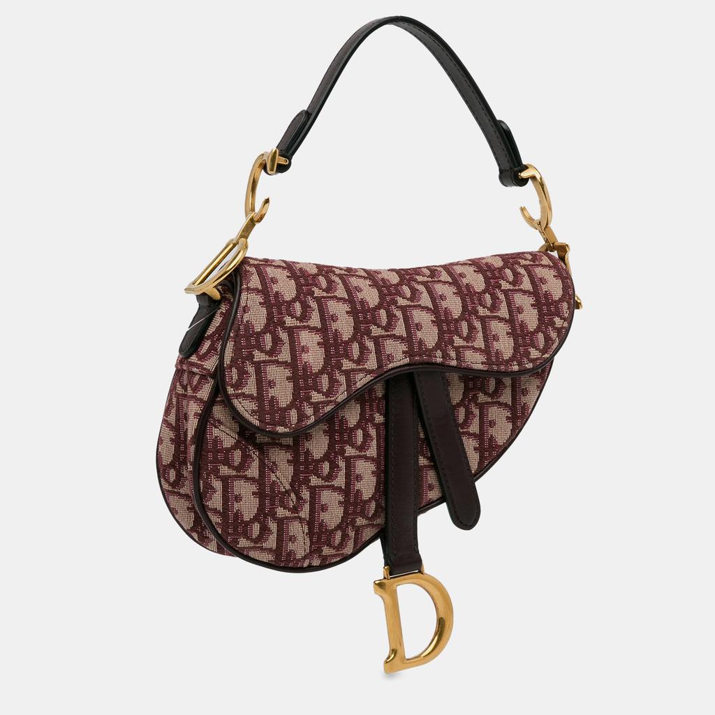 Dior Dior Mini Oblique Saddle Bag