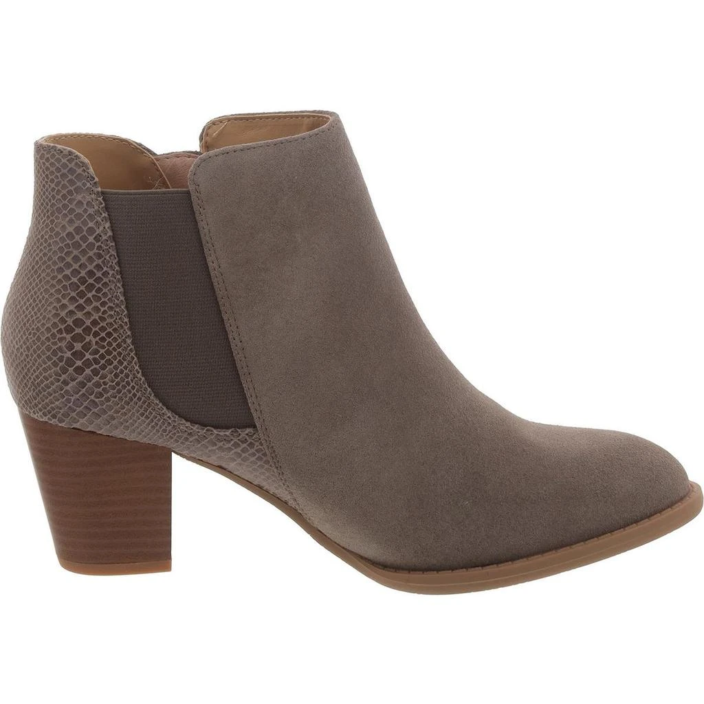 VIONIC Anne Womens Suede Snake Print Booties 2