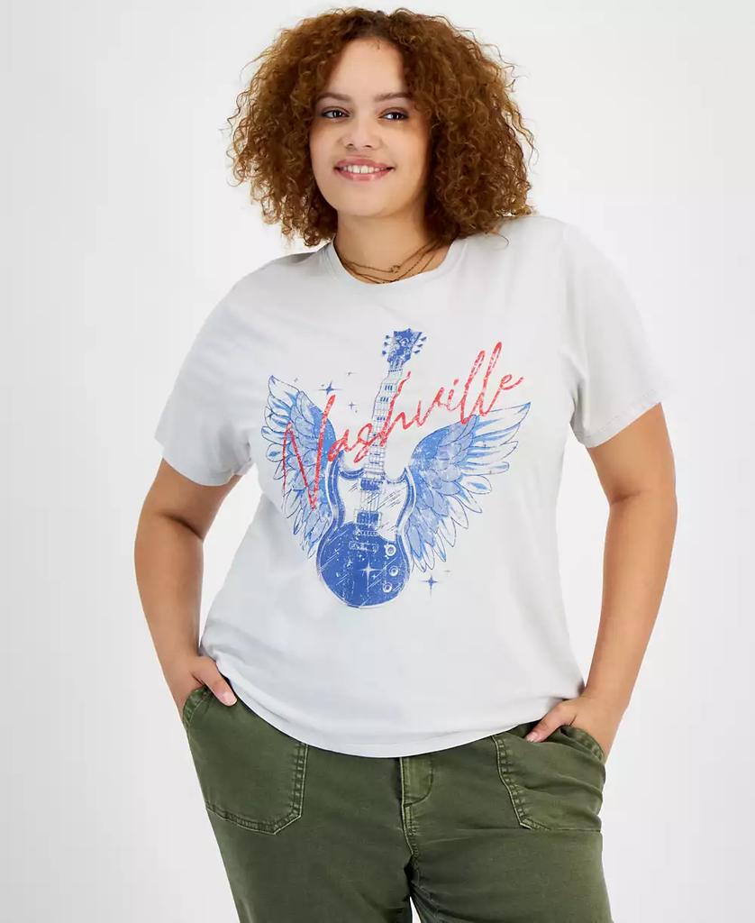 Rebellious One Trendy Plus Size Nashville Short-Sleeve T-Shirt