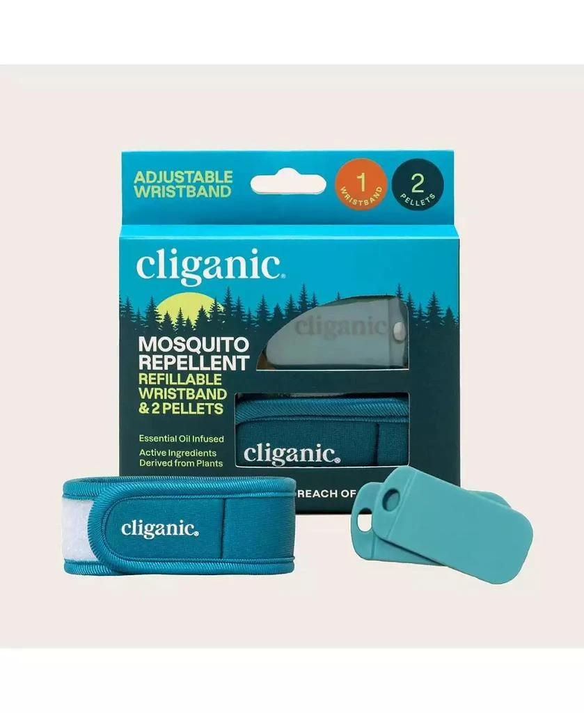 Cliganic Mosquito Repellent Refillable Wristbands - 1PK 
2 Refills 1