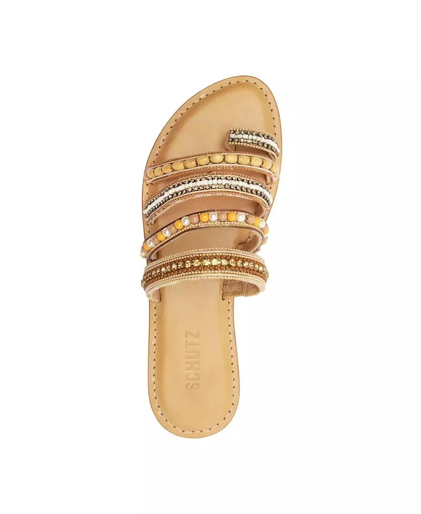 Schutz Women's Jodie Flat Sandals 4