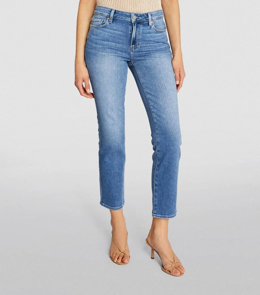 Paige Amber Slim Crop Distress Jn 3