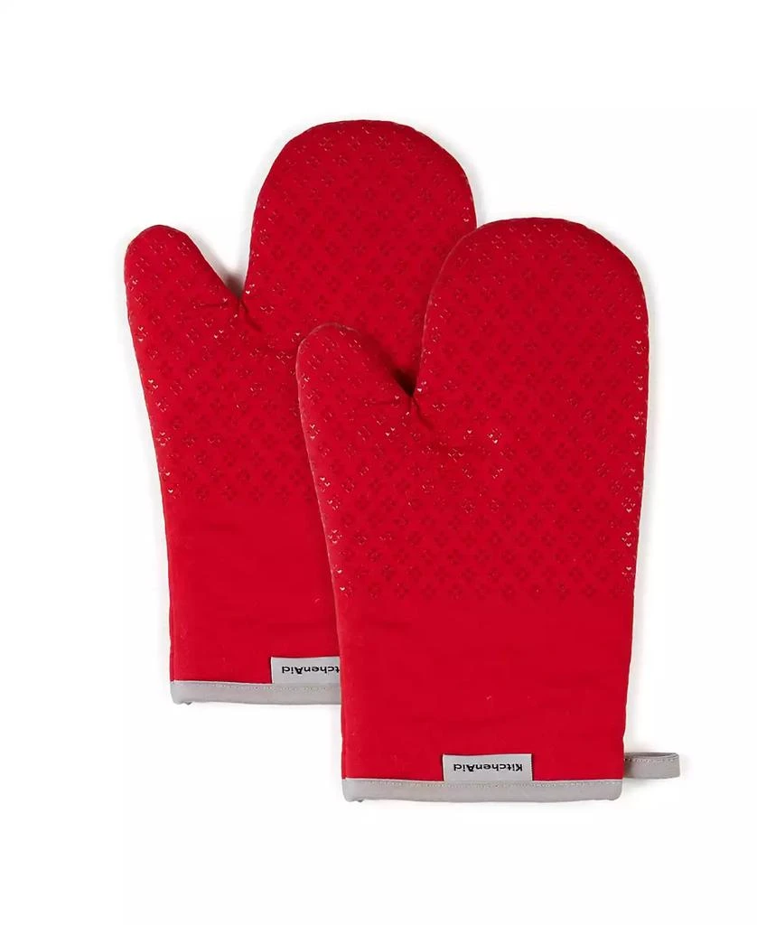 KitchenAid Asteroid Oven Mitts, 7"x 12.5", Set of 2 1