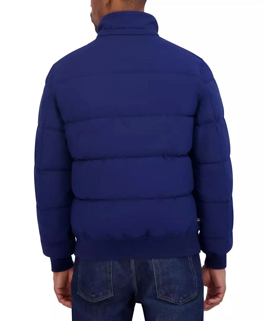 Nautica Men's Zip-Front Bomber Jacket with Faux Fur Hood 6