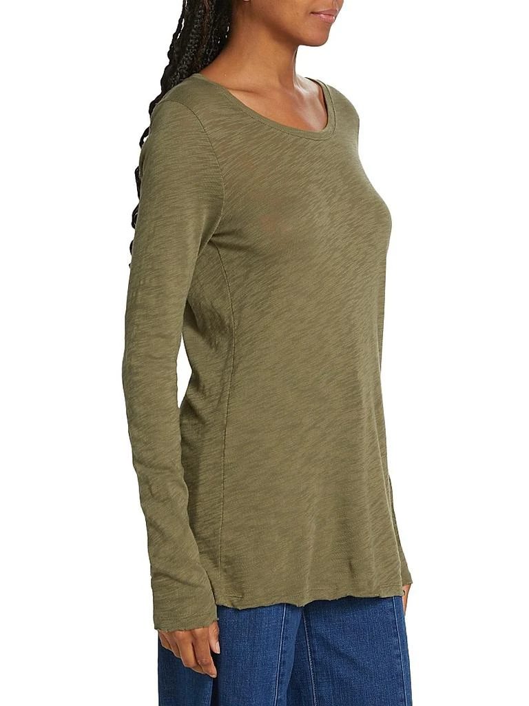 ATM Anthony Thomas Melillo Destroyed Wash Long-Sleeve Slub Jersey Tee 4