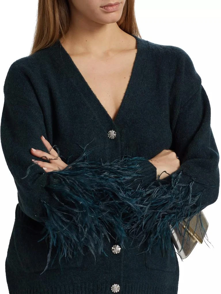 Cinq à Sept Dreama Marnie Feather-Cuff Cardigan 6