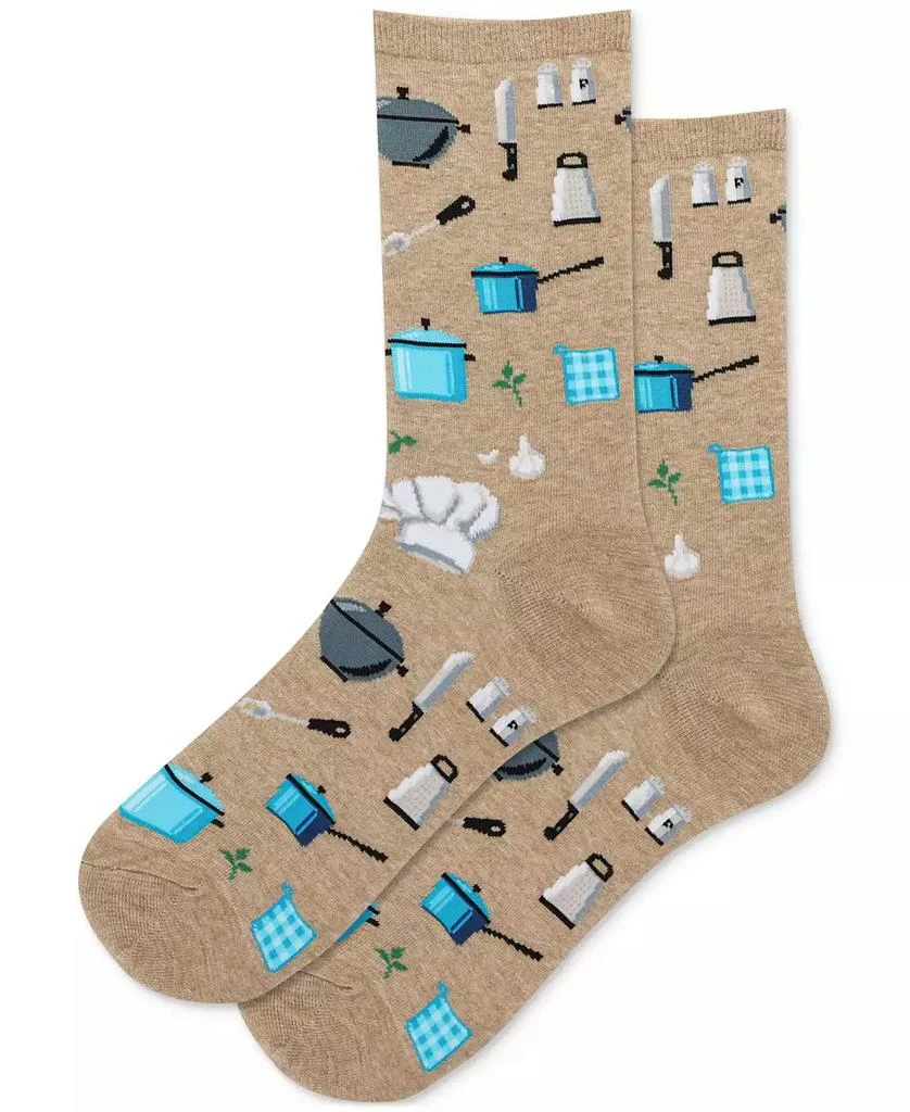 Hot Sox Women's Chef Crew Socks HSW10373 1