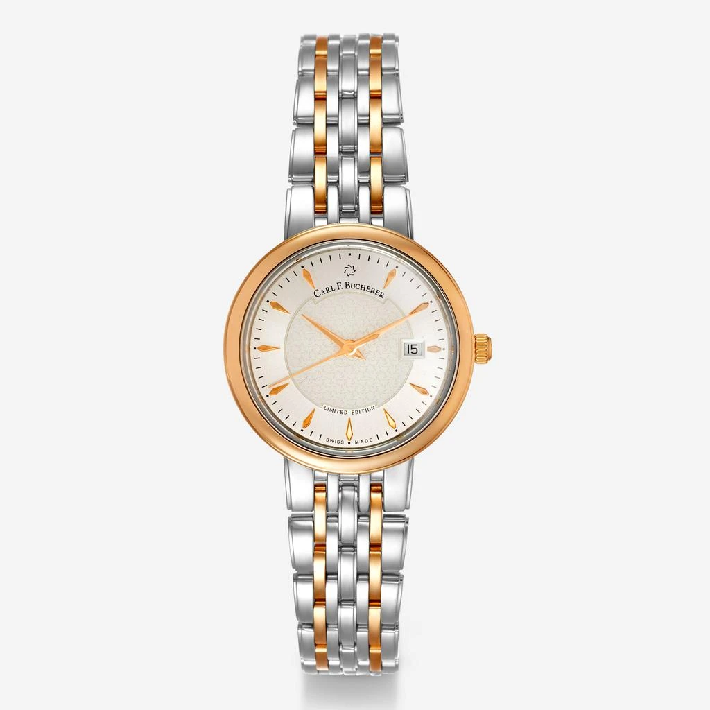 Carl F. Bucherer Carl F. Bucherer Adamavi Date 18K Rose Gold & Stainless Steel Limited Edition Quartz Women's Watch 00.10315.07.13.98 1