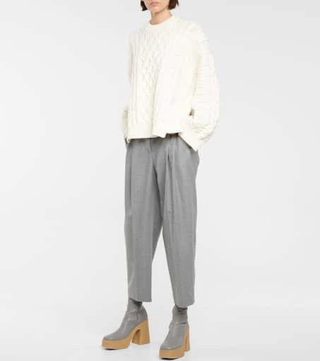 Stella McCartney Aran-knit cotton-blend sweater 2