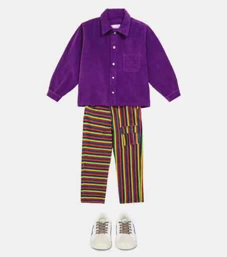 ERL Kids Pinstripe cotton-blend pants 2