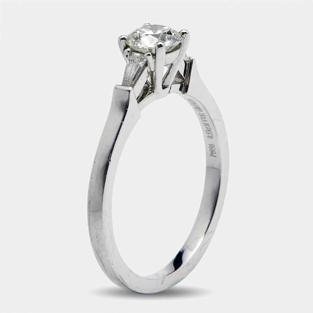 Graff Graff Promise Diamond Platinum Engagement Ring Size 52