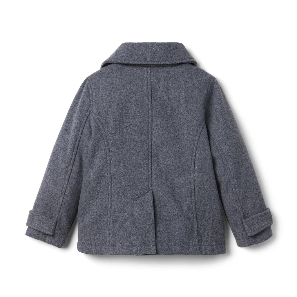 Janie and Jack Wool Peacoat (Toddler/Little Kids/Big Kids) 2