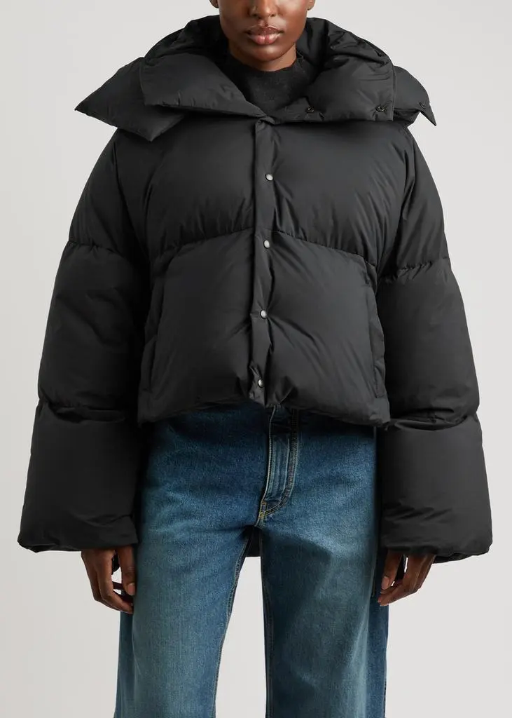 Alaïa Hooded quilted shell jacket 2