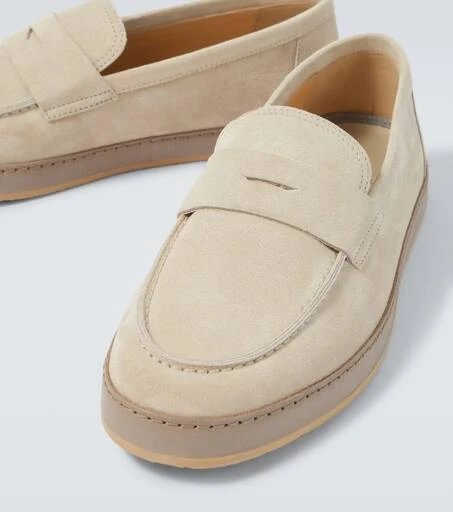 Brunello Cucinelli Suede penny loafers 3