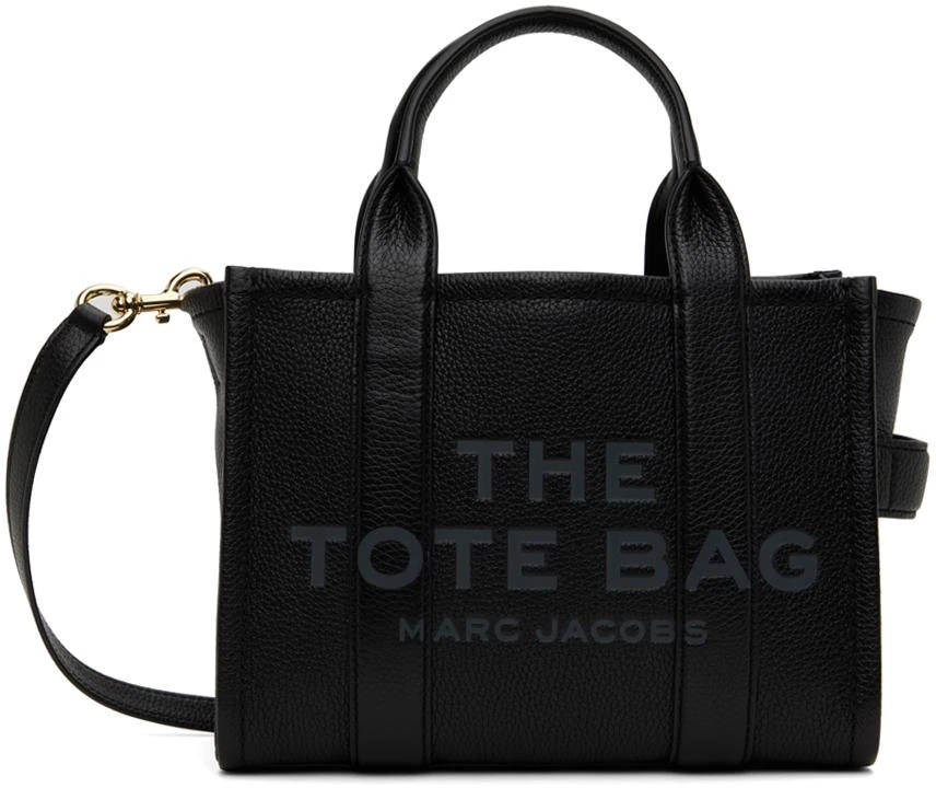 Marc Jacobs Black 'The Leather Small Tote Bag' Tote 1
