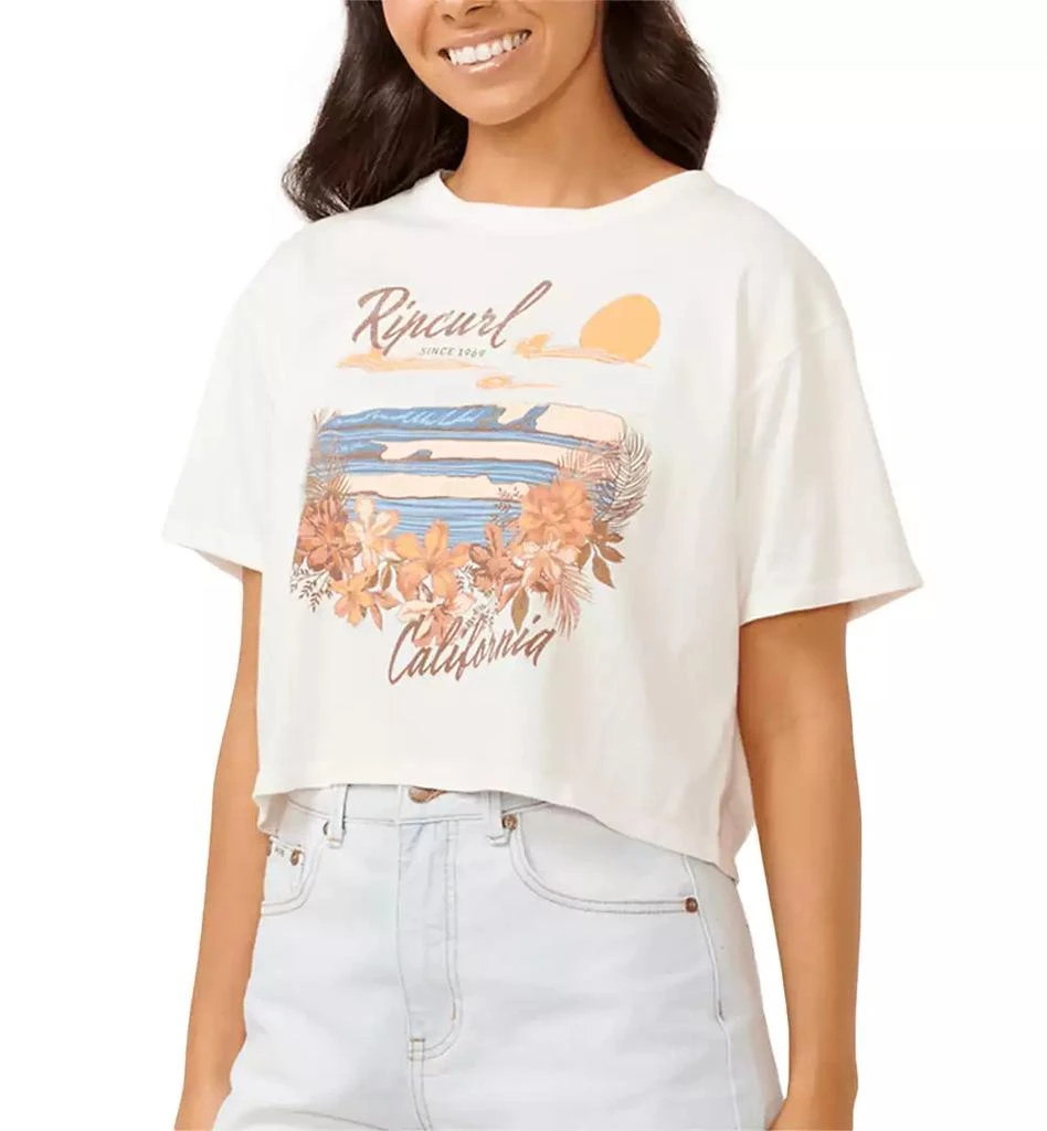 Rip Curl Juniors' Wave Gliders Cropped T-Shirt 5