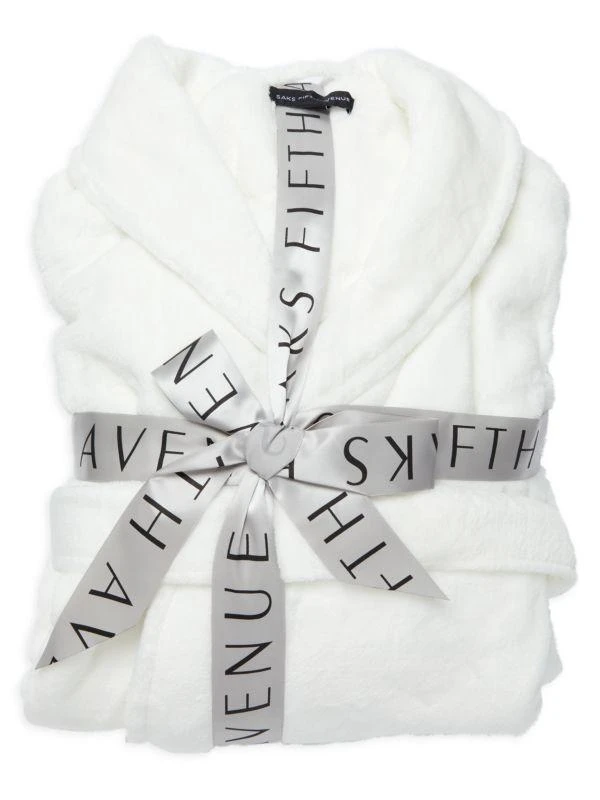 Saks Fifth Avenue Plush Velvet Robe 3
