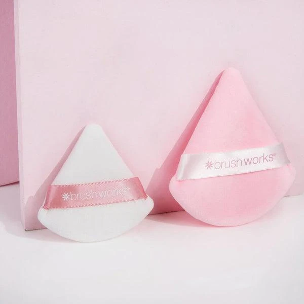 brushworks brushworks Triangle Powder Puff Duo 4