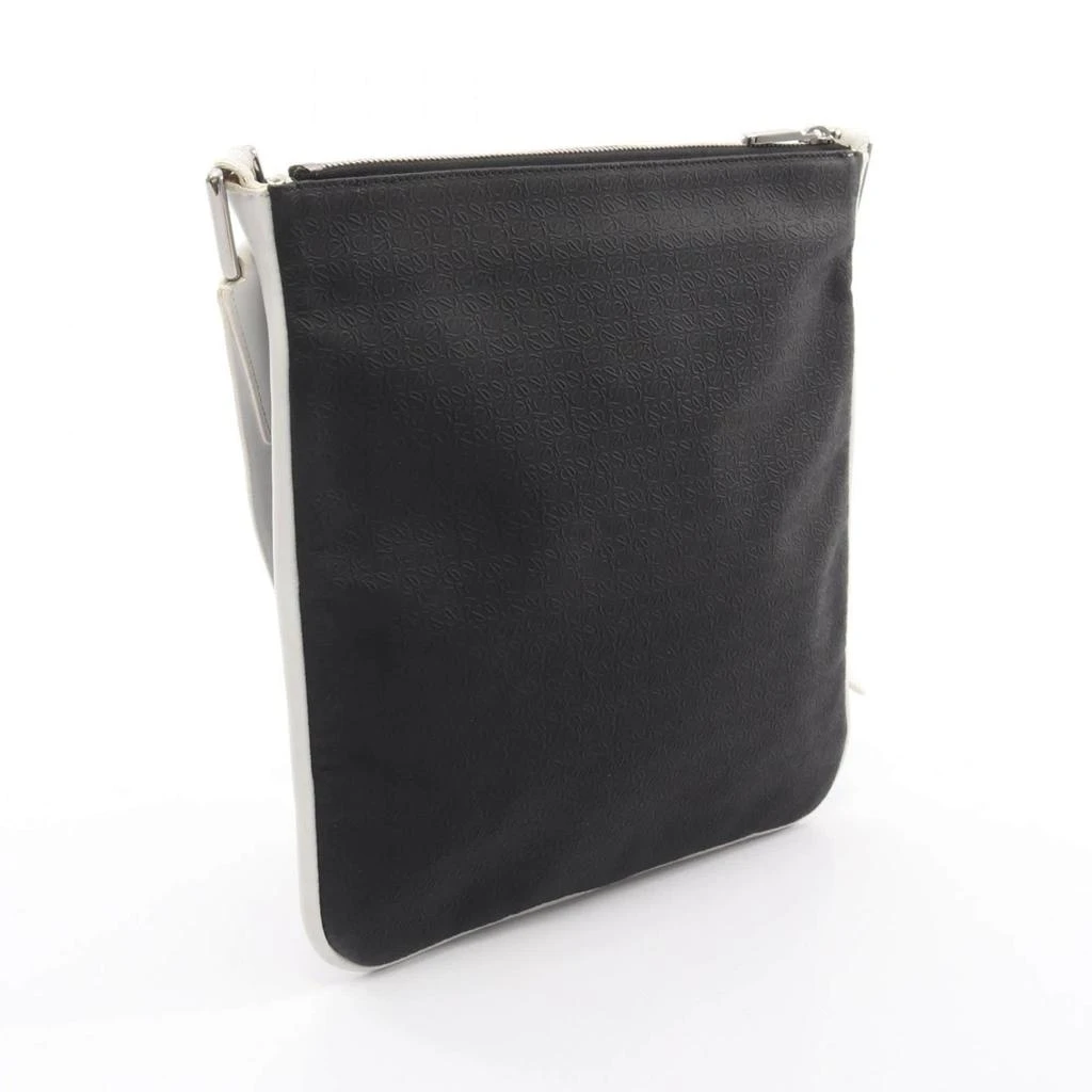 Shop Coated Canvas Leather Handbag Shoulder Bag (Pre-Owned) on 