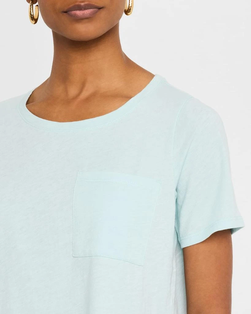 Eileen Fisher Missy Scoop-Neck Pocket Tee 5