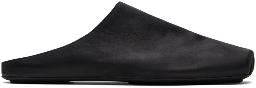 UMA WANG Black Ballet Slipper Loafers 1