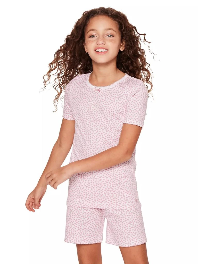 Petite Plume Little Kid
s
Kid
s Sweetheart 4-Piece Pajamas Set 5