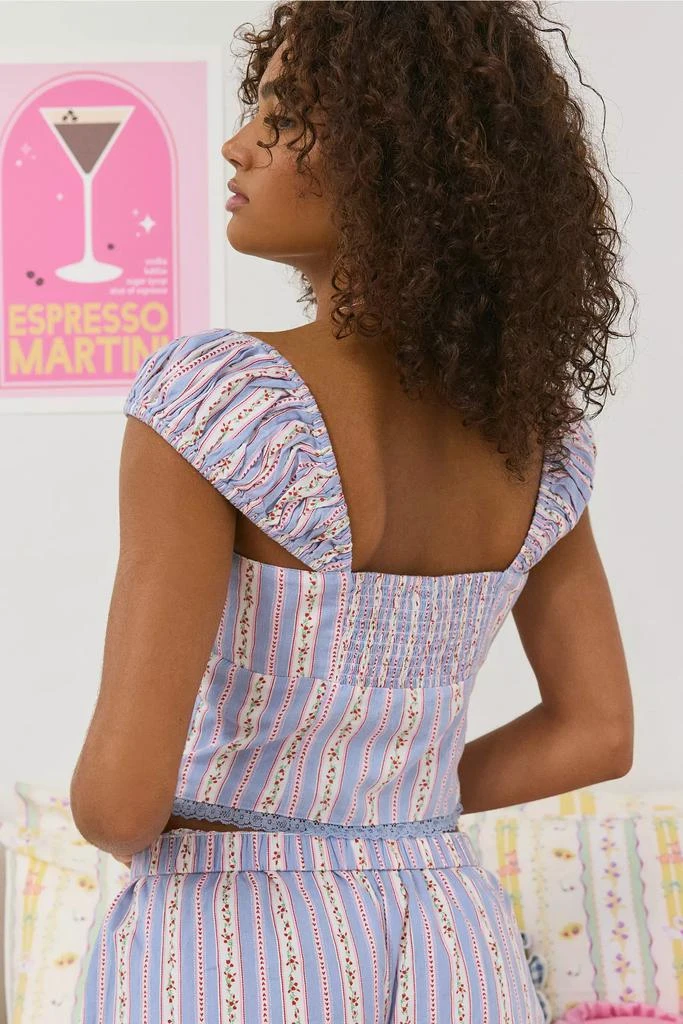 Out From Under Out From Under Pillow Talk Lace Trim Cropped Corset Top 4