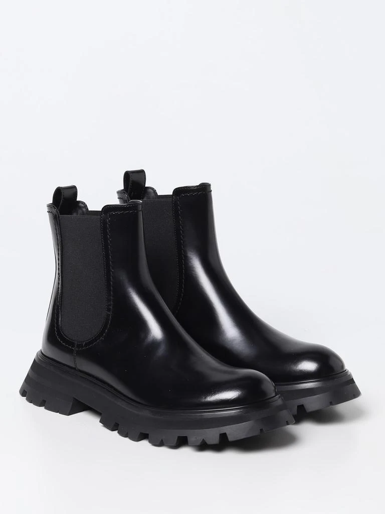 Alexander McQueen McQueen ankle boots in brushed leather 2