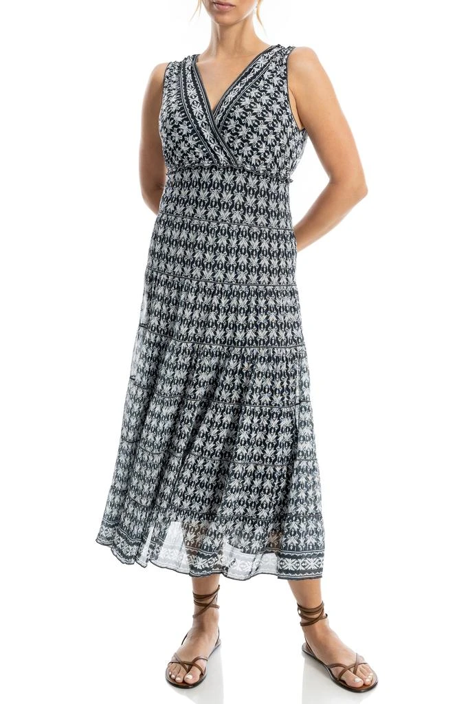 knee length dresses for ladies Dress Casual Midi By Max Studio In Black & Cream, Size: M  Clothes Mentor  Rochester Hills MI #311